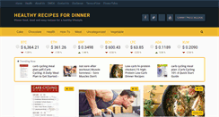 Desktop Screenshot of mydinnerideas.com