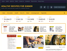 Tablet Screenshot of mydinnerideas.com